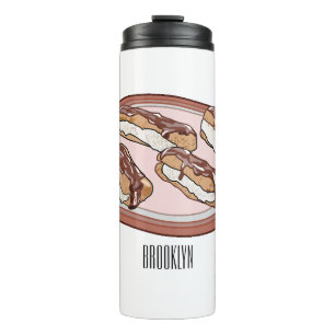 Bouteilles Isothermes Illustration de l'éclair de chocolat