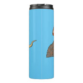 Bouteilles Isothermes Illustration de lézard à col frisé (Dos)