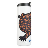 Bouteilles Isothermes Illustration de lézard géant affamé (Tourné sur la gauche)