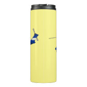 Bouteilles Isothermes Illustration de l'hélicoptère de police (Dos)