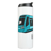 Bouteilles Isothermes Illustration de locomotive électrique (Tourné sur la gauche)