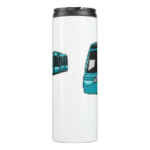 Bouteilles Isothermes Illustration de locomotive électrique (Dos)