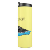 Bouteilles Isothermes Illustration de Loon bird (Tourné sur la droite)