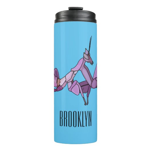 Bouteilles Isothermes Illustration de l'orchidée mante (Devant)