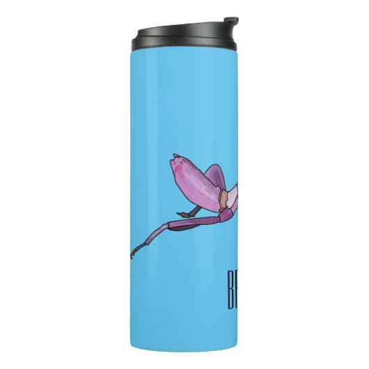 Bouteilles Isothermes Illustration de l'orchidée mante (Tourné sur la gauche)