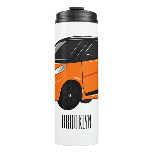 Bouteilles Isothermes Illustration de micro-voiture (Devant)