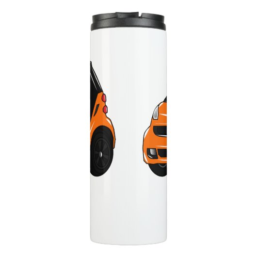 Bouteilles Isothermes Illustration de micro-voiture (Dos)