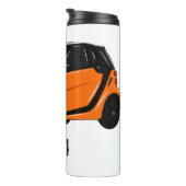 Bouteilles Isothermes Illustration de micro-voiture (Tourné sur la droite)