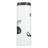 Bouteilles Isothermes Illustration de motoneige (Dos)