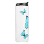 Bouteilles Isothermes Illustration de papillons Morpho (Tourné sur la gauche)