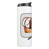 Bouteilles Isothermes Illustration de poitrine de dinde rôtie (Tourné sur la gauche)