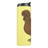 Bouteilles Isothermes Illustration de poulet à la polis chamois (Tourné sur la gauche)