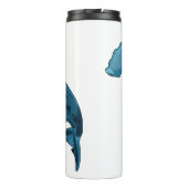 Bouteilles Isothermes Illustration de requin marteau (Dos)