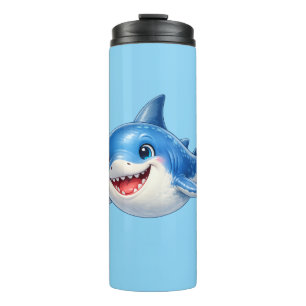Bouteilles Isothermes Illustration de requin mignon aux grands yeux Anim