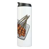 Bouteilles Isothermes Illustration de Satay (Tourné sur la droite)