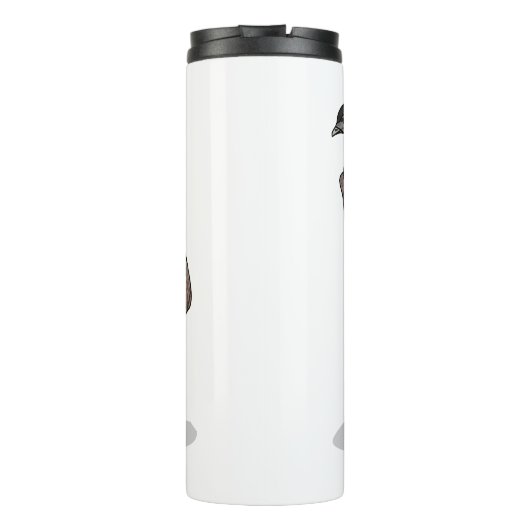 Bouteilles Isothermes Illustration d'Emu bird (Dos)