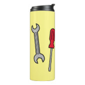 Bouteilles Isothermes Illustration des outils de menuiserie (Tourné sur la gauche)