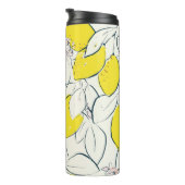 Bouteilles Isothermes Illustration dessinée à la main d'agrumes de citro (Tourné sur la droite)