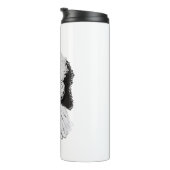 Bouteilles Isothermes Illustration dessinée à la main par les canards (Tourné sur la droite)