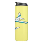Bouteilles Isothermes Illustration d'hydravion bleu blanc (Tourné sur la droite)