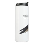 Bouteilles Isothermes Illustration d'oiseau de faucon pèlerin (Tourné sur la gauche)