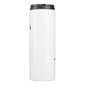 Bouteilles Isothermes Illustration d'oiseau de faucon pèlerin (Dos)