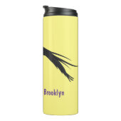 Bouteilles Isothermes Illustration d'oiseau de grue bleue (Tourné sur la droite)