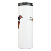 Bouteilles Isothermes Illustration d'oiseau faisan à cou circulaire (Dos)