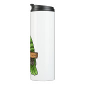 Bouteilles Isothermes Illustration d'oiseau perroquet à tête de faucon (Tourné sur la droite)