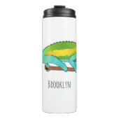 Bouteilles Isothermes Illustration du caméléon de Jackson (Devant)