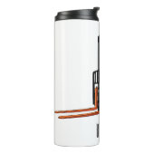 Bouteilles Isothermes Illustration du chariot élévateur (Tourné sur la gauche)