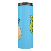 Bouteilles Isothermes Illustration du chou-fleur (Dos)