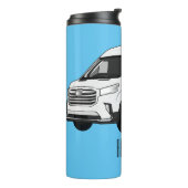 Bouteilles Isothermes Illustration du fourgon de livraison (Tourné sur la gauche)