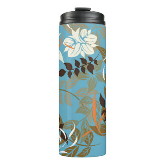 Bouteilles Isothermes Illustration du motif floral : Retour Vintage sans