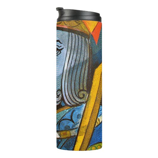 Bouteilles Isothermes Illustration du stock King Holding Sword (Tourné sur la droite)