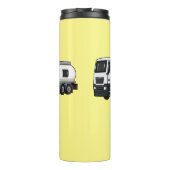 Bouteilles Isothermes Illustration du transport de carburant par camion- (Dos)