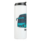 Bouteilles Isothermes Illustration d'un autobus à passagers moderne (Tourné sur la gauche)