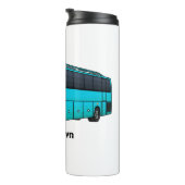 Bouteilles Isothermes Illustration d'un autobus à passagers moderne (Tourné sur la droite)