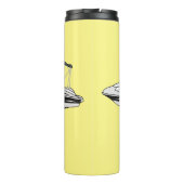 Bouteilles Isothermes Illustration d'un bateau à moteur (Dos)