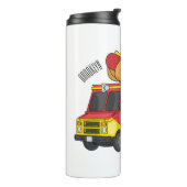 Bouteilles Isothermes Illustration d'un camion de nourriture pour chien  (Tourné sur la gauche)