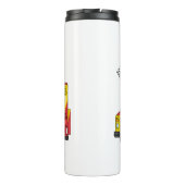 Bouteilles Isothermes Illustration d'un camion de nourriture pour chien  (Dos)