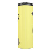 Bouteilles Isothermes Illustration d'un chien hound afghan (Dos)