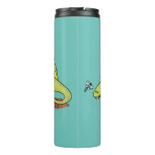 Bouteilles Isothermes Illustration d'un dimétrodon vert mignon (Dos)