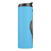 Bouteilles Isothermes Illustration d'un perroquet gris en Afrique (Tourné sur la gauche)