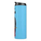 Bouteilles Isothermes Illustration d'un perroquet gris en Afrique (Tourné sur la droite)