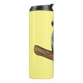 Bouteilles Isothermes Illustration d'un perroquet gris en Afrique (Tourné sur la gauche)