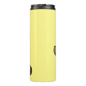 Bouteilles Isothermes Illustration d'un perroquet gris en Afrique (Dos)