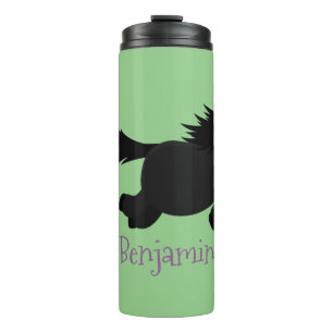 Bouteilles Isothermes Illustration d'un poney de Shetland mignon