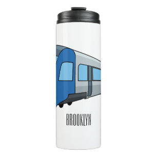 Bouteilles Isothermes Illustration d'un train électrique