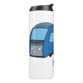 Bouteilles Isothermes Illustration d'un train électrique (Tourné sur la gauche)
